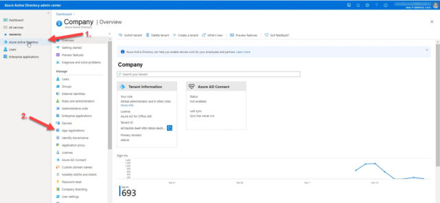 Registrácia aplikácie Azure AD