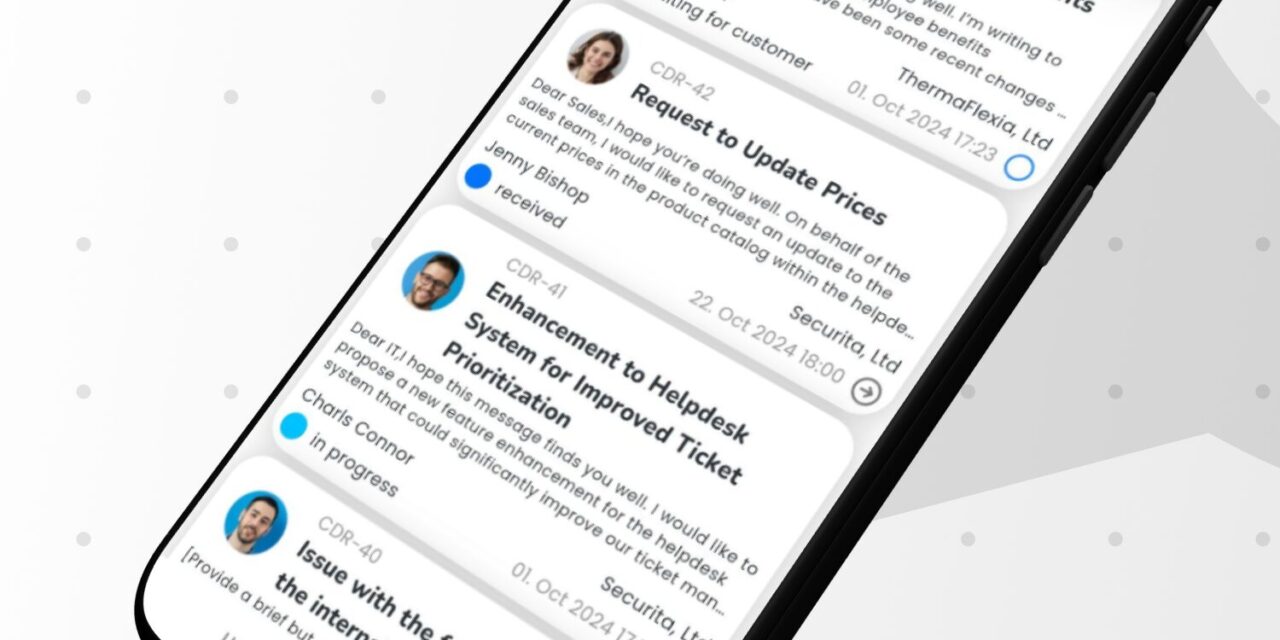 CDESK Pro: Application for service trips